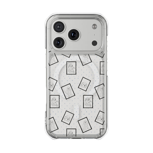 MagSafe Clear Phone Case — Vintage Cocker Spaniel Magnetic Impact Protection iPhone 17 Pro