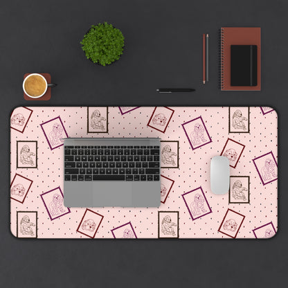 Vintage-inspired Cocker Spaniel Desk Mat