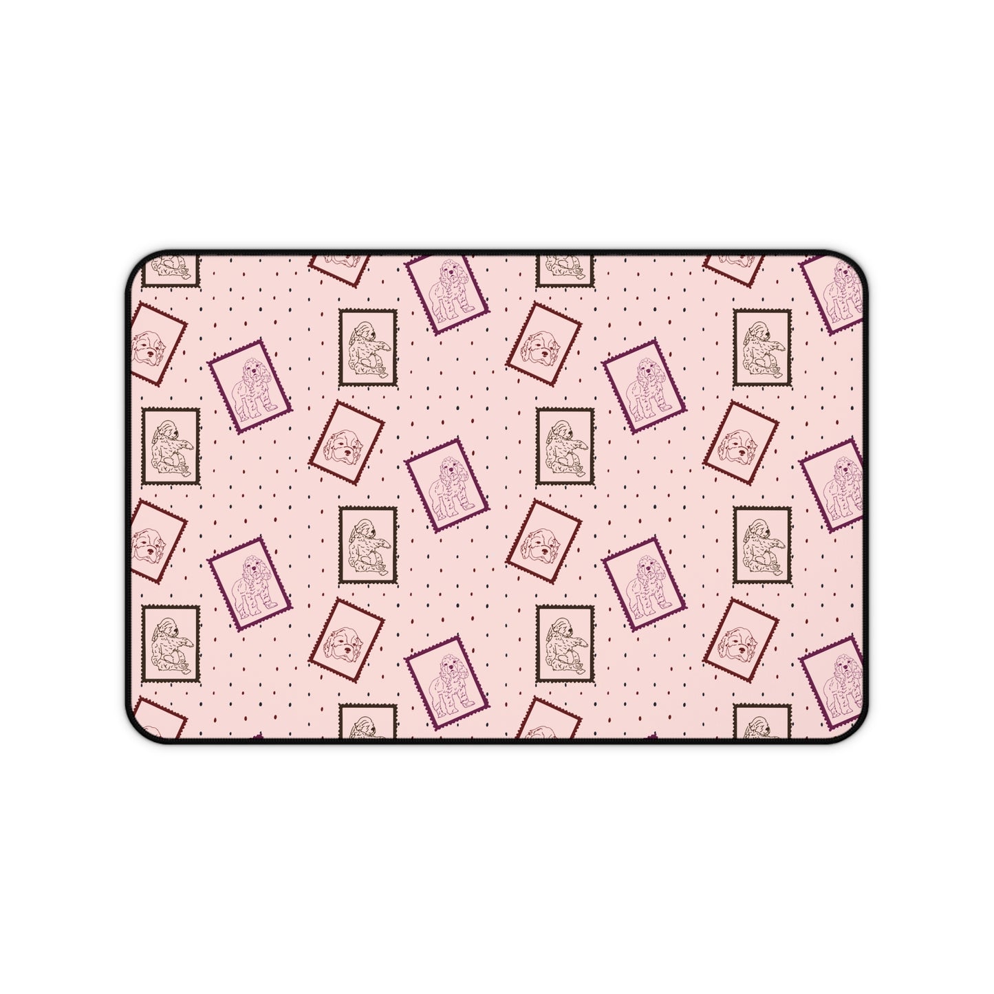 Vintage-inspired Cocker Spaniel Desk Mat