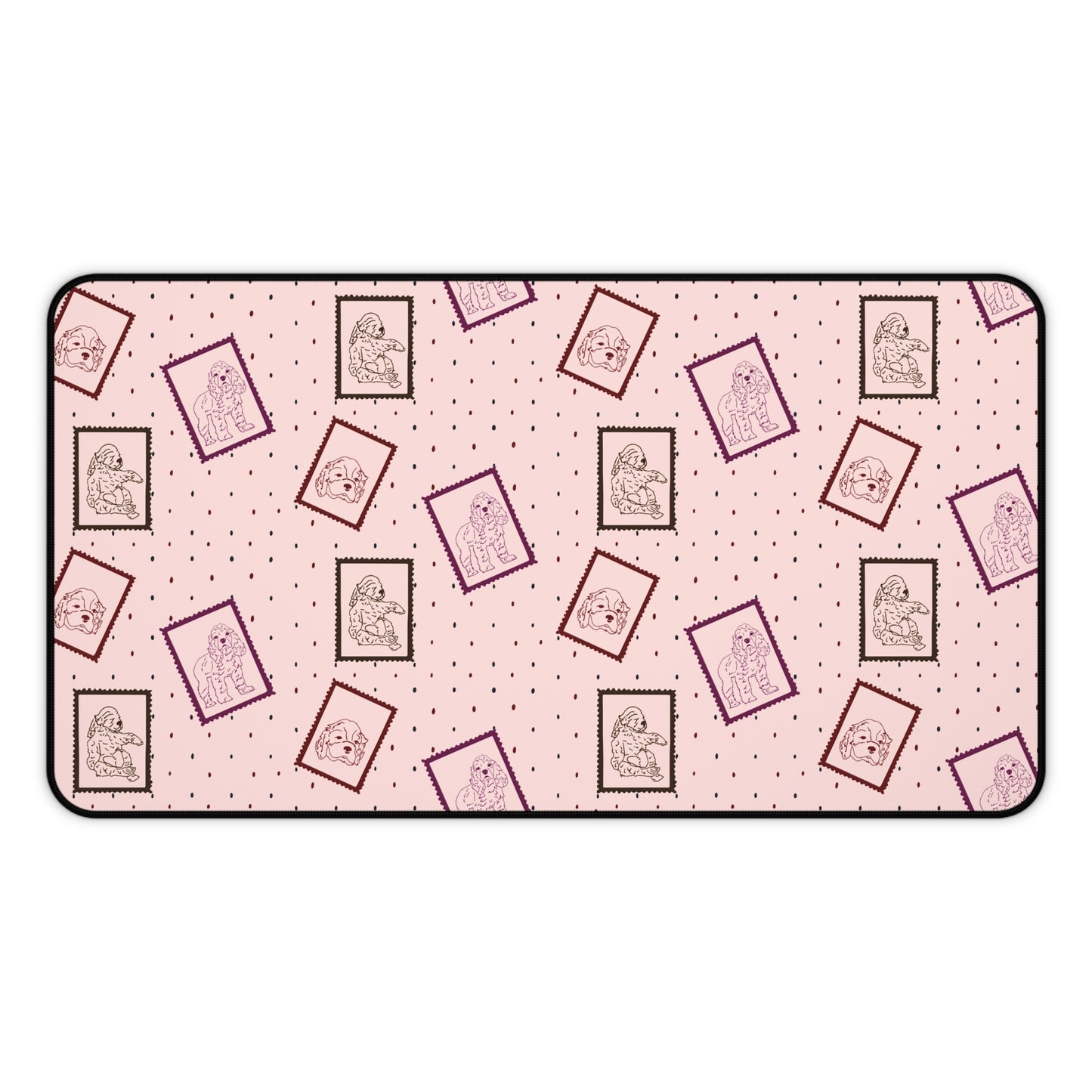 Vintage-inspired Cocker Spaniel Desk Mat