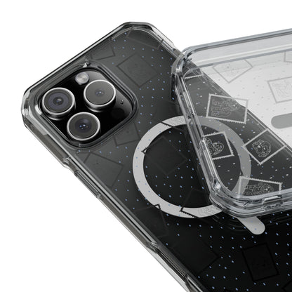 MagSafe Clear Phone Case — Vintage Cocker Spaniel Magnetic Impact Protection
