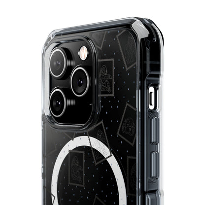 MagSafe Clear Phone Case — Vintage Cocker Spaniel Magnetic Impact Protection