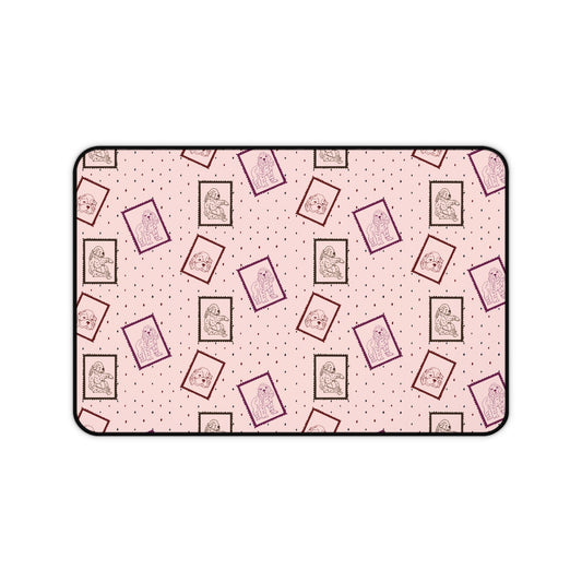 Vintage-inspired Cocker Spaniel Desk Mat 12" × 18"
